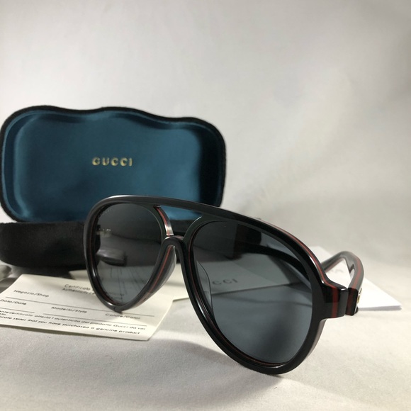 Gucci GG0270 Aviator polarized sunglasses